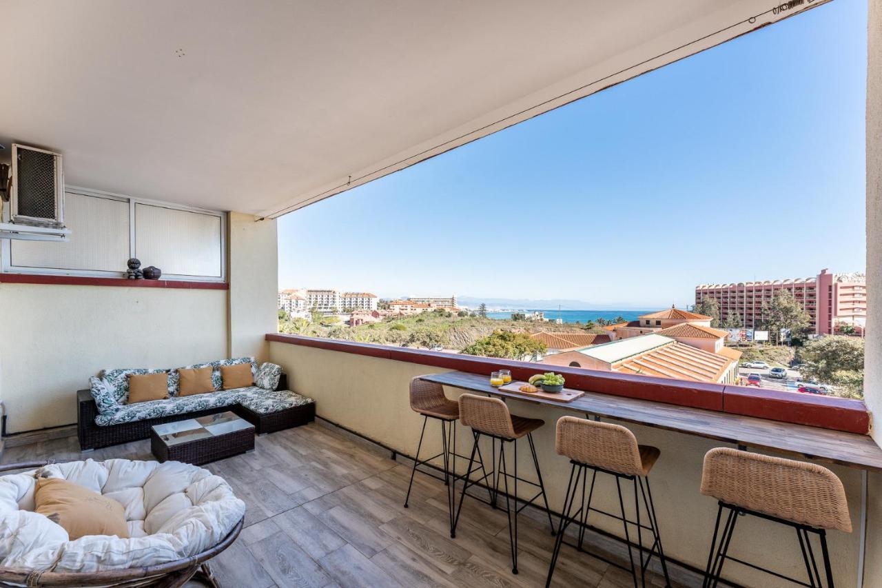 Benalmadena Beachfront Retreat Big Balcony And City Sea Views Apartment Ngoại thất bức ảnh